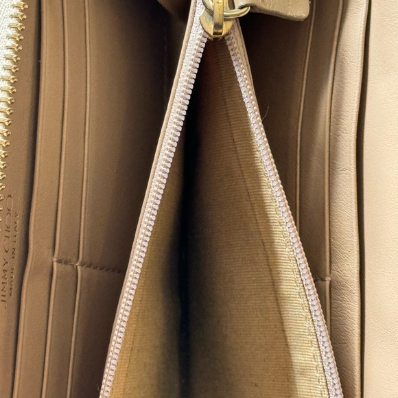 Jimmy Choo Metallic Star Studded Zippy Wallet - Picture 8 of 11